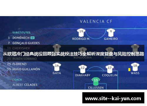 从欧冠冷门经典战役回顾到实战投注技巧全解析深度复盘与风险控制思路